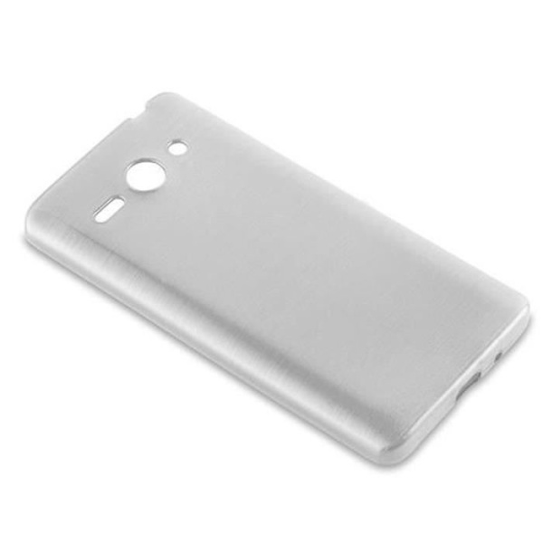 Huawei ASCEND G520 / G525 Fodral SILVER Cadorabo DESIGN BORSTAD TPU Silikonskydd Fodral Skydd Ultra Slim Bumper Pengar