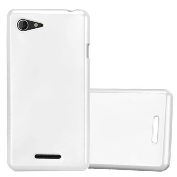 Skyddsfodral för Sony Xperia E3 Skyddsfodral i MATTE DESIGN METALLIC SILVER Grå