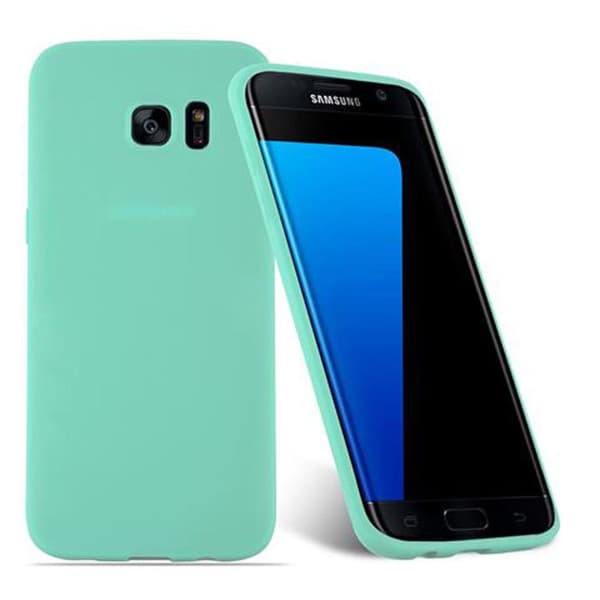 Skyddsfodral för Samsung Galaxy S7 EDGE CANDY BLÅ Stötabsorberande Silikon Blå