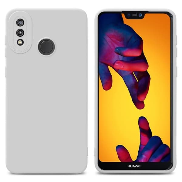Skyddsfodral för Huawei P20 LITE 2018 / NOVA 3E i FLUID VIT Stötsäker Skyddsfodral Vit