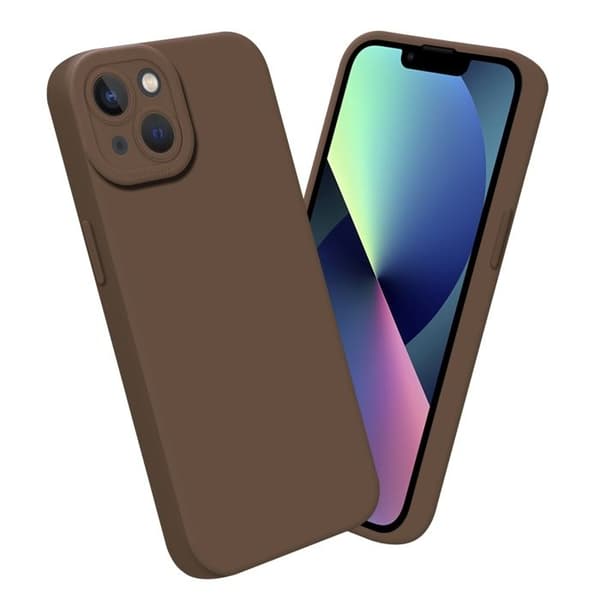 Skyddsfodral för iPhone 14 i FLUID BRUN Stötsäker brun