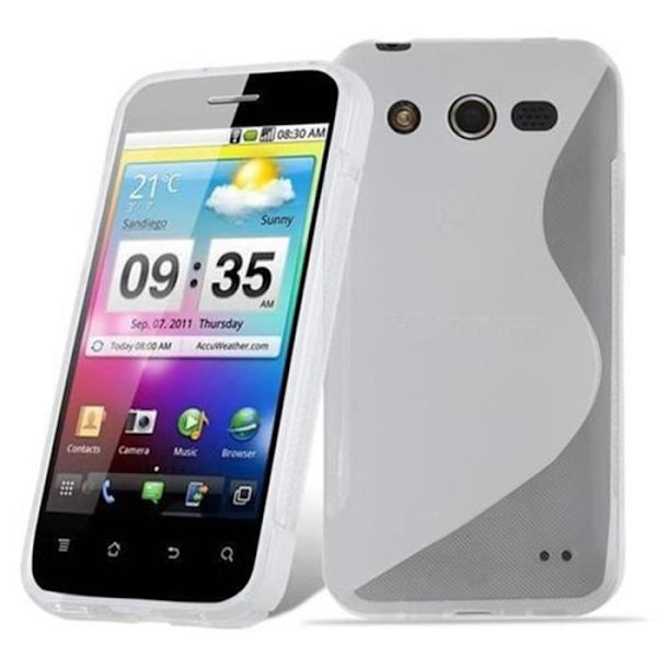 Skyddsfodral - CADORABO - Honor 1 - Silikon TPU - Tunn och lätt design - Stötskyddande Vit