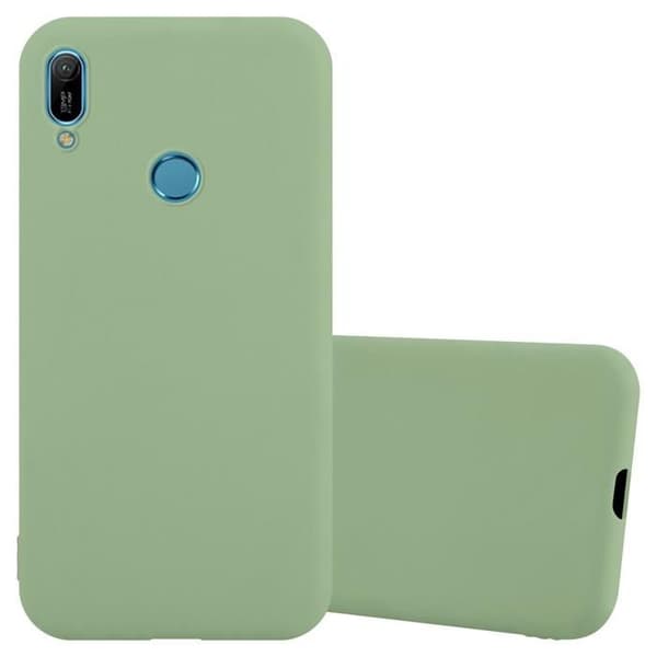 Skyddsfodral för Huawei Y6 2019 CANDY GRÖN PASTELL Stötsäker Silikon Grön