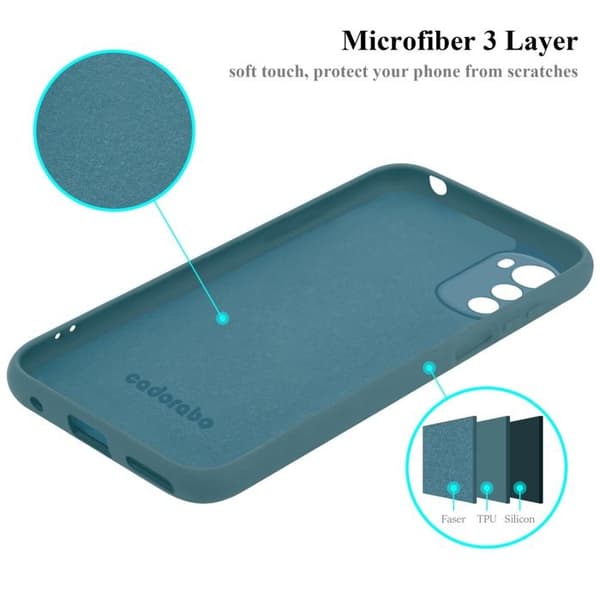 Skyddsfodral för Motorola MOTO E32 4G / E32S Stötskydd i LIQUID GREEN Grön