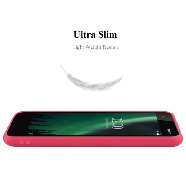 Skyddsfodral för Nokia 2 2017 CANDY RÖD Stötsäker Silikon Röd