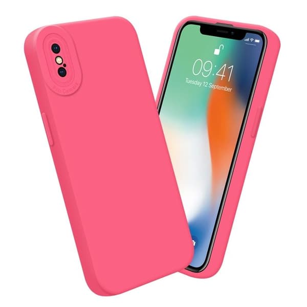 Skyddsfodral för iPhone XS MAX i FLUID RÖD Stötsäker Röd