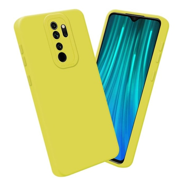 Fodral till Xiaomi RedMi NOTE 8 PRO i YELLOW FLUID Fodralskydd i flexibelt TPU silikonskydd Gul