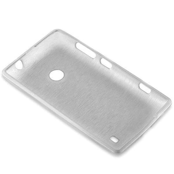 Skyddsskal för Nokia Lumia 525 SILVER Stötskydd Grå