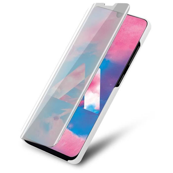 Samsung Galaxy M30/A40s AGATE SILVER Clear View-fodral 360-graders spegelskydd Silver agat