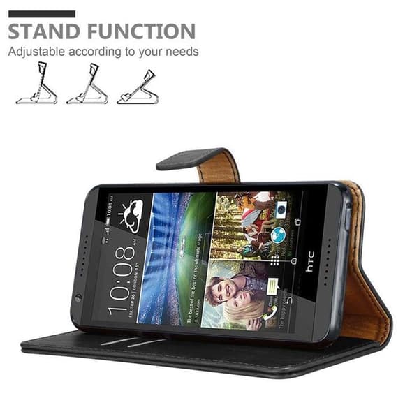 Skyddsfodral för HTC Desire 820 i JET BLACK Svart