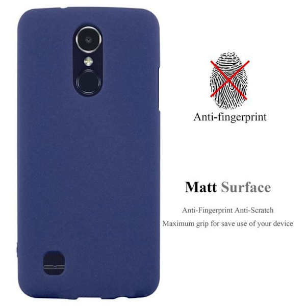 Coque - CADORABO - LG K8 2017 US Version - Skydd i silikon TPU - Tunn och lätt design - Mörk frostblå Frost Blå Mörk