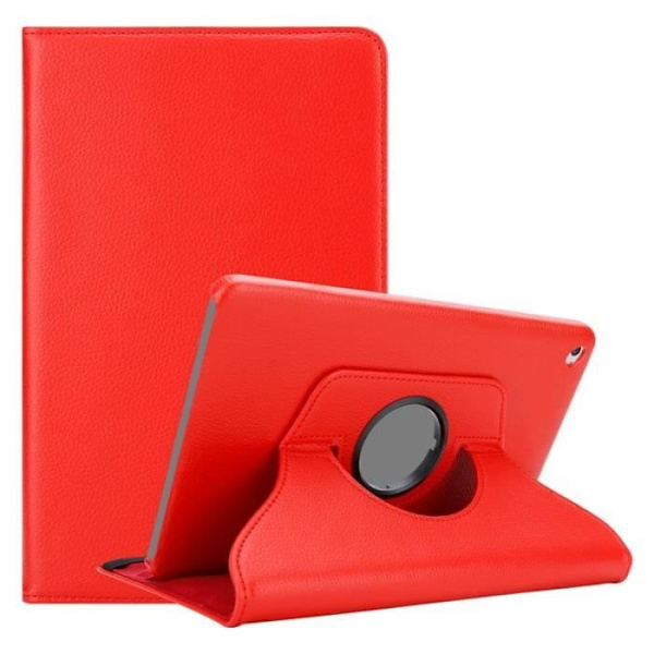 Cadorabo Fodral för Apple iPad 2 - iPad 3 - iPad 4 i Röd - UTAN automatisk väckning