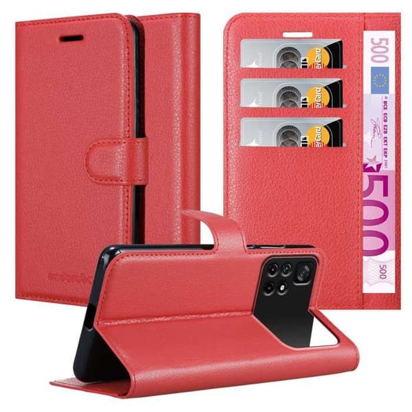 Etui för Xiaomi POCO M4 PRO 5G i KIRSCHRÖD Röd