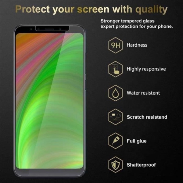 Skyddsglas för Xiaomi RedMi NOTE 5 - CADORABO - Härdat glas - Reptåligt - Tjocklek 0,3 mm Transparent