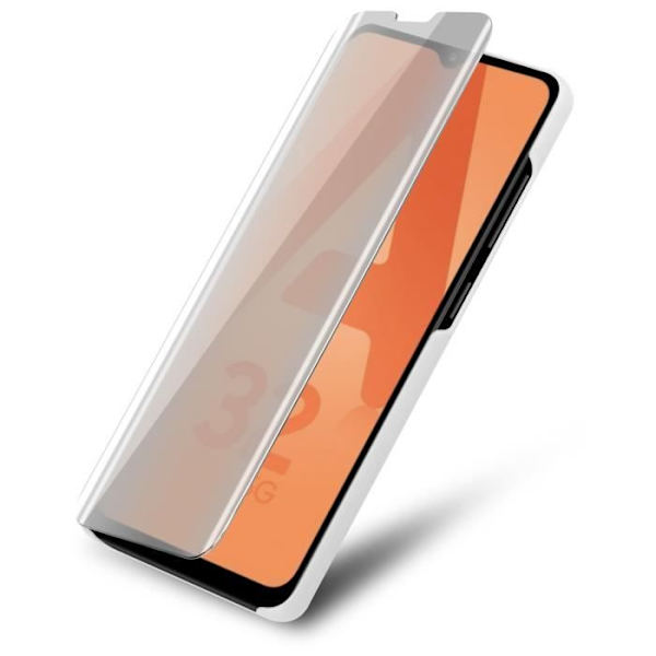 Coque - CADORABO - Samsung Galaxy A32 5G - Clear View - Silver - 360 graders skydd Pengar