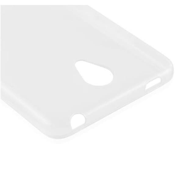 Transparent stötsäker silikonfodral för Xiaomi RedMi 3 Vit