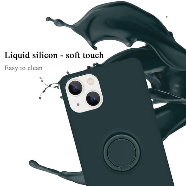 Skal för iPhone 14 PLUS i LIQUID GREEN Stötabsorberande skydd Grön