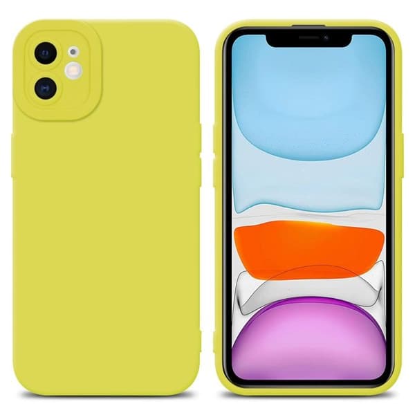 Skyddsfodral för iPhone 11 i FLUID GUL Stötsäker Gul