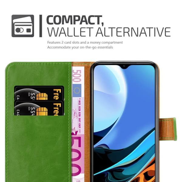 Skyddsfodral för Xiaomi RedMi 9T / POCO M3 i GRÖN PRÈ Skyddstäckning Grön