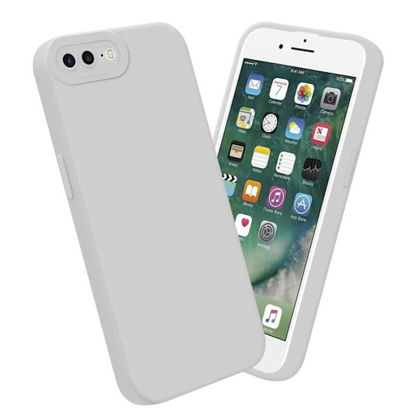 Skyddsfodral för iPhone 7 PLUS / 7S PLUS / 8 PLUS i FLUID VIT Stötsäker Vit
