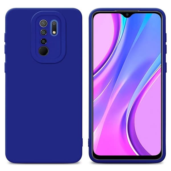 Skyddsfodral för Xiaomi RedMi 9 i FLUID BLÅ Stötsäker Blå