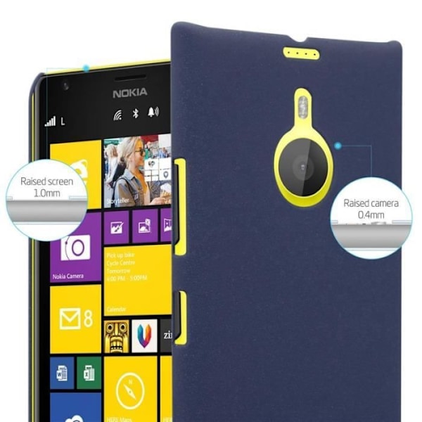 Coque - CADORABO - Nokia Lumia 1520 - Hårdt Beskyttelse - Mat Design - Blå Farve Blå