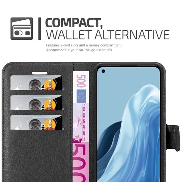 Etui för Realme 7 5G i JETSVART Svart