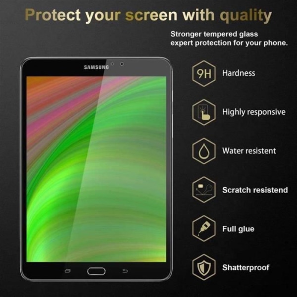 3x skyddsfilm för Samsung Galaxy Tab S3 (9,7 Zoll) gjord av MYCKET TRANSPARENT glas skärmskydd härdat Cadorabo