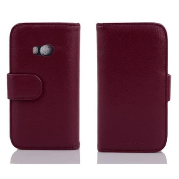 Etui Housse - CADORABO - HTC ONE MINI M8 - Konstläder - Plånbok - Orkidéer Violett Orkidévioler