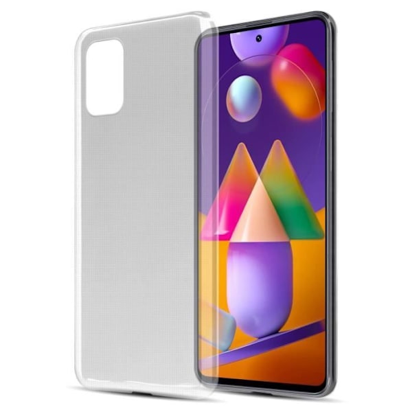 Coque - CADORABO - Samsung Galaxy M31s - Skydd i silikon TPU - Tunn och lätt design - Transparent Transparent