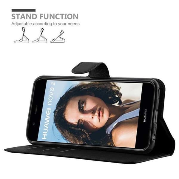 Etui för Huawei NOVA 2 i JETSVART Svart