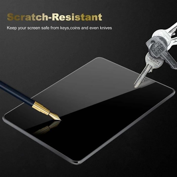 Skärmskydd - CADORABO - Paket med 3 - För Samsung Galaxy Tab E - HÖG TRANSPARANT - Härdat glas