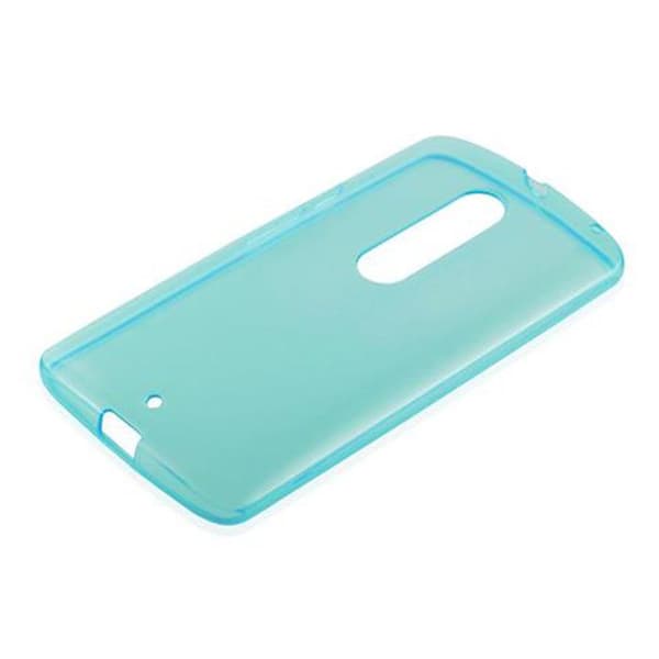 Transparent stötsäker silikonfodral för Motorola MOTO X PLAY Blå