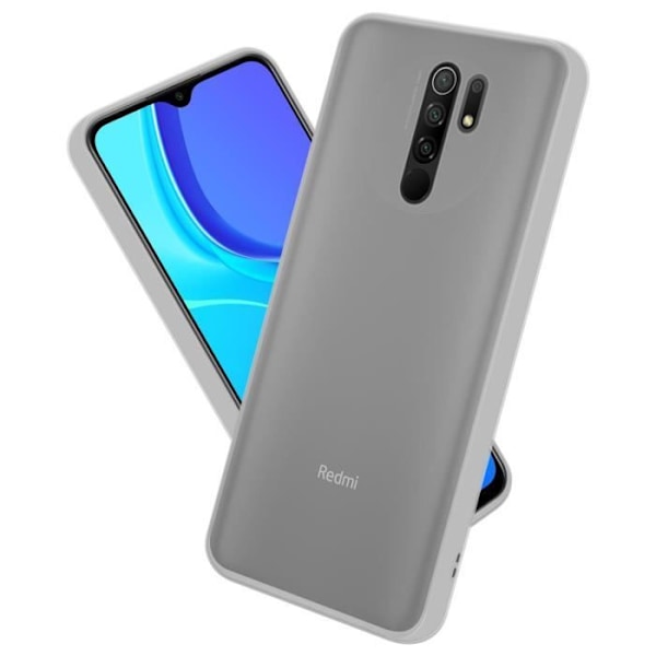 Coque - CADORABO - Xiaomi RedMi 9 - Transparent Frostad - Stötskydd - Matt Design Transparent Frostad