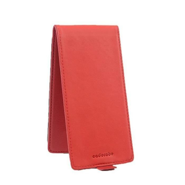 Coque - Cadorabo - Xperia Z5 PREMIUM - Similicuir - Röd körsbär - Flip med magnetstängning RÖDA KÖRSBÄR