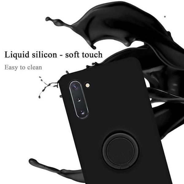 Coque - CADORABO - Samsung Galaxy NOTE 10 - Skydd i TPU-silikon - Tunn och lätt design - Svart Svart