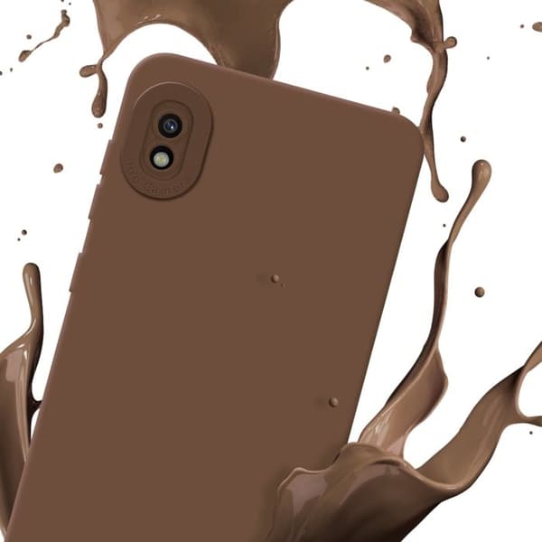 Skyddsfodral för Samsung Galaxy A10 i FLUID BRUN Stötsäker brun