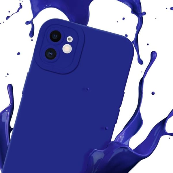 Skyddsfodral för iPhone 12 i FLUID BLÅ Stötsäker Blå