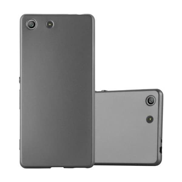 Skyddsfodral för Sony Xperia M5 Skyddsfodral i MATTS GRÅ METALLISK design Grå