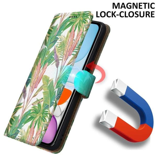 Fodral för iPhone 11 Med flip-skydd Plånbok Grön