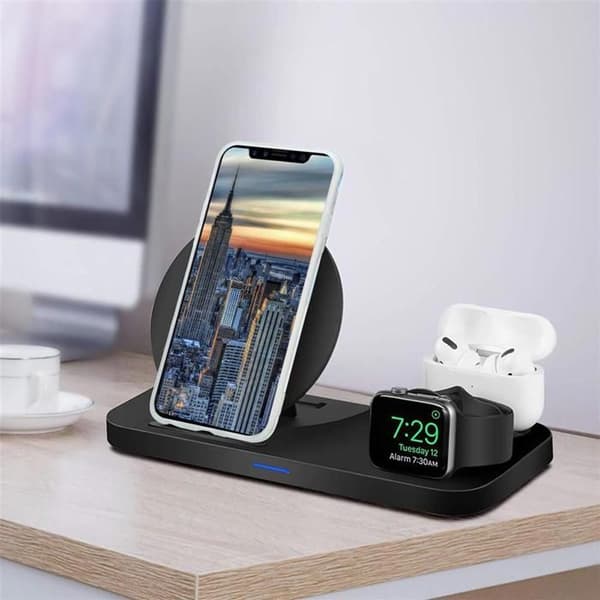 iPhone X / XS-fodral i Grå Vit Blå Marmor Nr. 2 Skyddsetui Blå
