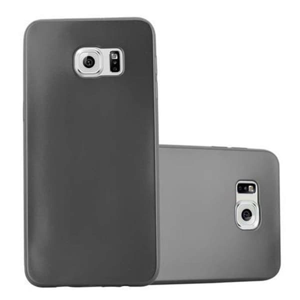 Skyddsfodral för Samsung Galaxy S6 EDGE PLUS Skyddsfodral i MATTSILVER Metallic Design Grå