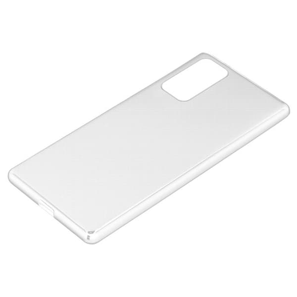 Transparent stötsäker silikonfodral för Samsung Galaxy M23 5G Vit