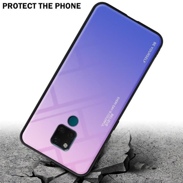 Fodral för Huawei MATE 20 Fodral i ROSA - BLÅT Fodral Skyddsskydd tvåfärgad TPU