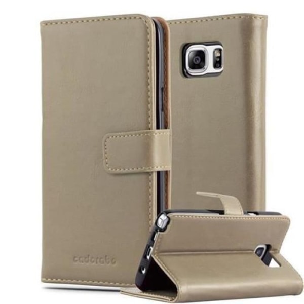 Samsung Galaxy NOTE 5-fodral i CAPPUCINO BROWN by Cadorabo (LYX Design) Fullt skyddsfodral med flipskydd