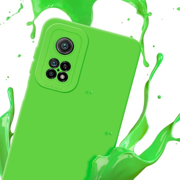 Fodral till Xiaomi Mi 10T / Mi 10T PRO i FLUID GREEN Fodral i flexibelt TPU silikonskydd Grön