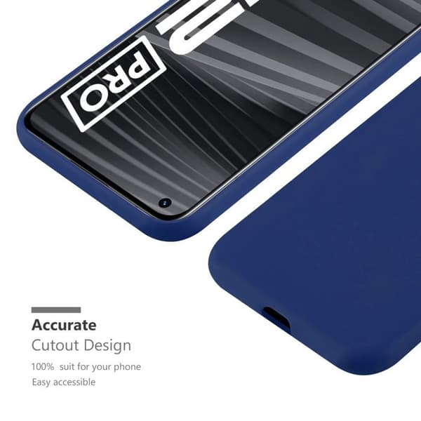 Skyddsfodral för Realme GT 2 PRO CANDY MÖRKBLEU Stötskydd Silikon Blå