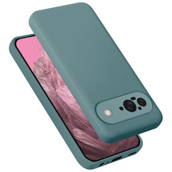 Skal för Google Pixel 9 Stötabsorberande i LIQUID GREEN Grön
