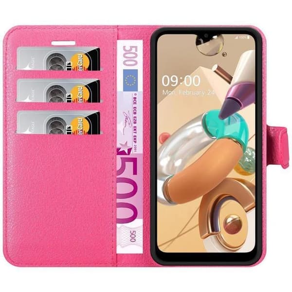 Fodral för LG K41S i SOCKERSÖT ROSA Ros