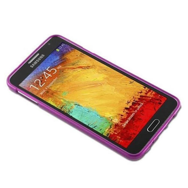 Coque Samsung Galaxy NOTE 3 NEO ROSA FRISKT Cadorabo DESIGN BRUSHED Housse TPU Silikon Skydd Etui Case Cover Ultra Slim Bumper
